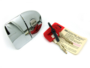 Maniglia della porta (esterna) con cilindro della serratura. Porsche 914 - 91453190600, 91453190500