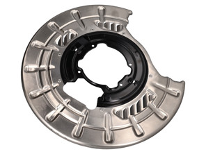 Afdekplaat remschijf. Porsche 958 Cayenne - 95835280110, 95835280210