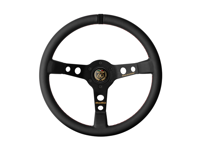Volant Momo mod.07 60ème anniversaire édition limitée - cuir noir