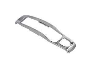 Key shell chrome centre switch bezel. Porsche 991 / 958 Cayenne / 970 Panamera / 981 Boxster/Cayman / Macan / 718 Boxster/Cayman