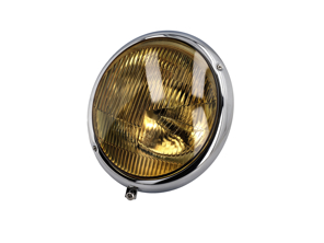 Lampe frontale, jaune. Porsche 356 1950-65 LHD - 35662014, 64463110107, 8195101400, 111941021A