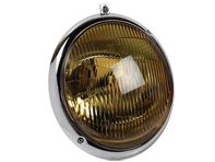 Lampe frontale, jaune. Porsche 356 1950-65 LHD - 35662014, 64463110107, 8195101400, 111941021A