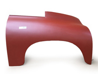 Wing rear. Porsche 356 A/B/C  Coupe - 64450306150, 64450306250