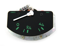 Compteur de jauge de carburant, 6V. Porsche 356 B / 356 C - 64420180100, 64420180102 - 644 201 801 02