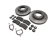 Pack de plaquettes de frein et disques de frein AVANT pour Porsche 993 Turbo - 99335104510, 99335104610, 99335194900, 99361236801