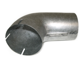 Conector del codo del intercambiador de calor. Porsche 911 1975-83 / 930 Turbo - 91121113100, 1623150100 - EXS11.2.109, EXS112109