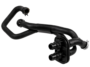 Tubo flessibile per riscaldamento, set di tubi flessibili con fascette, guida a sinistra. Porsche 95B Macan S / GTS / Turbo 2014-18 - 95B819337