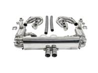 CARGRAPHIC GT Sportauspuffanlage mit ID45 GT Krümmer, Heizung, GT3-Optik. Passend für Porsche 964 Carrera 2/4/RS - 96411104504, 96411104605, 96411104502, 96421103905, 96421103932, 96421104004