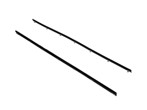 Door glass felt scraper set inner. Porsche 911 / 964 - 90153193520, 90153193620, 90153193521, 90153193621 - 1161/1162