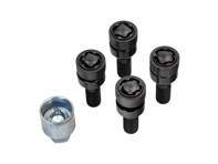 Kit Tornillos Bloqueo Rueda NEGRO +5MM Largo - Original Porsche - 99136198000, 99136198004, 99136198003, 99136198004, 971698030B, 971698030A
