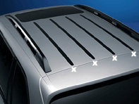 Tropfschienen Schwarz. Porsche 955 Cayenne / 957 Cayenne - 95504400065