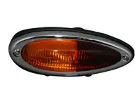 后指示灯红色/橙色，带橡胶密封圈。保时捷 356 A / B / C - 64463140410, 64463140310, 1695300270, 1695300280, 9810001, 64463140300, 6446314040400 - 1695300270, 1695300280