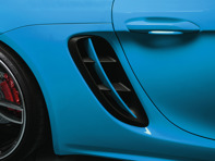 TechArt ventilatieopeningen aan de zijkant. Porsche 718 Boxster en Kaaiman - 082.100.480.009, 982853189OK1, 982853190OK1, 982853189DOK1, 982853190DOK1, 982853189COZ1, 982853190COZ1