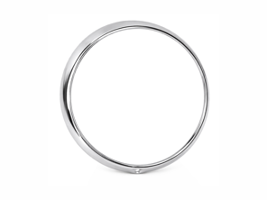 Couvercle de lunette de phare en chrome. Porsche 911 / 964 - 91163114100, 91163114101 - PF836506, 1695150700