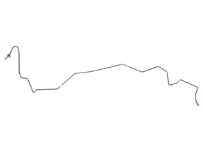 Remleiding rechtsvoor. Porsche 996/986 Boxster - 99635517607, 99635517609, 99635517610