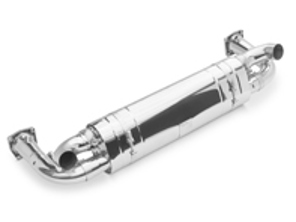 Sports exhaust silencer with catalytic converter delete pipes Porsche 997.2 turbo and turbo S - TSPO997T10.004.A