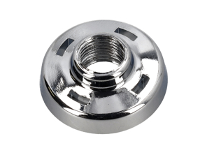 Dashboard schakelaar chromen kunststof rand rozet afwerking. Porsche 911 69-73 - 91161321300 - 10312316119