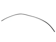 1/4 rear window trim moulding lower, Black. Porsche 928 - 9285434181070K, 9285434171070K