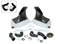 Kit completo de enfriamiento de alto flujo de aire de carga de rendimiento con tuberías de entrada. Porsche 997.1 Turbo - BIG-140, BIG-140-76, DO88