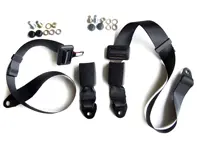 Static 2-point rear lap belt (Set of 2). Porsche 911 78-89 / 964 / 993 / 968 / 924 / 944 - 47785779570B