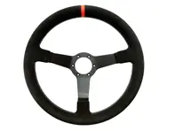 Steering wheel Eau Rouge Track Suede with Orange Indicator 350mm. Porsche 911 / 964 / 993 / 924 / 944 / 968 / 928 - 74104