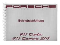 Driver’s manual for Porsche 911 (964) Carrera 2 / 4 / turbo MY 1992, in German - WKD96401092