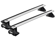 Thule Evo 135 Système de barres de toit en aluminium pour Porsche Macan 2014>> - 711400, 710500, 145248