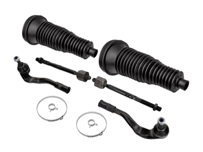 Crémaillère de direction intérieure et kit de biellettes de direction. LOT DE 2 Porsche Macan - 4G0423810A, PAB423810, 4G0423831, 4G0423812A, 4G0423811A, PAB423811, PAB423812
