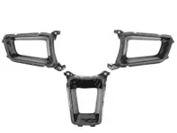 Rennline steering wheel insert carbon fibre. Porsche 991.2 / 718 / 95B Macan Mk2 / 971.1 Panamera - I131