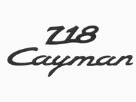 Set di magneti Porsche in due pezzi con logo - 718 Cayman - WAP0502060PCAY