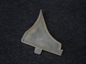 Engine shroud RIGHT - block-off plate for big fan housing. Porsche 914 GT - TK 211J, TK211J