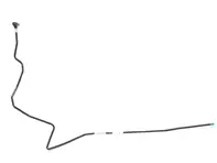 Linea di ritorno del servosterzo. Porsche 993 con guida a destra - 99334745403