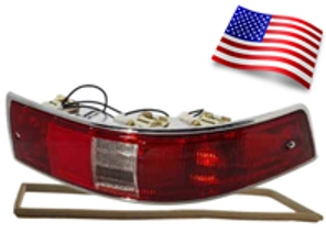 Indicatoreenheid met lens en afdichting (SWB). Porsche 911/912 1963-68 VS - 90163140401, 900163140301 - 15879, 15879/D, 15879/S, 1695300770, 1695300780