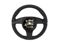 Lenkrad in schwarzem Alcantara gepolstert. Porsche 997 / 987 Boxster / 987 Cayman - 99704440212, 99704440213, 99704440218