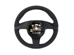 Lenkrad in schwarzem Alcantara gepolstert. Porsche 997 / 987 Boxster / 987 Cayman - 99704440212, 99704440213, 99704440218