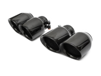 Fabspeed Deluxe Quad Style Tips, Satin Black. Porsche E3 Cayenne S 2.9L 2019>> - 9Y0253823A, 9Y0253823BM, 9Y0253823BQ, 9Y0253823B, 9Y0253823EM, 9Y0253823EQ, 9Y0253824DD, 9Y0253824DS, 9Y0253824EA, 9Y0253824DN, 9Y0253824DT, 9Y0253824EB, FS.POR.E3S.DLTB - FS.POR.E3S.DLTB