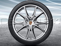 20' 991.2 C4 / C4S 'Carrera S' Lichtmetalen Velgen & Banden Origineel Porsche - 99104460342