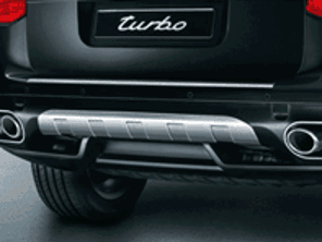 Stainless steel Skid Plate (rear) Porsche Cayenne 957
