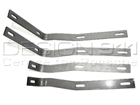 Rear bumper bracket set. Porsche 356B / 356C - 64450523105 - JG.231.05
