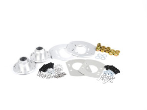 Vorderes, verstellbares Sturzplatten-Oberlager-Set von Rennline – versiegelt. Porsche 993/964 - 99334301800 - SB67.69.74