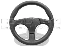 Volante deportivo sin airbag Negro con Pespuntes Negros. Porsche 928 - 000043163108YR