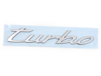 Emblema 'Turbo' en el portón trasero, plateado claro metalizado. porsche taycan - 9J1853675COU2, 9J1853675C