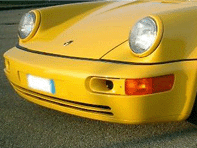 Revestimiento de parachoques delantero. Porsche 965 Turbo / 964 de fuselaje ancho - 96550511301G2X