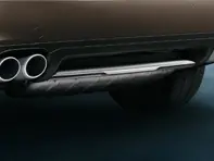 Plaque de protection en acier inoxydable (arrière). Porsche Cayenne 958 - 958505834606M7