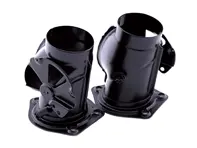 Heat exchanger heater flaps STAINLESS STEEL, set of 2. Porsche 911 - 90121100700, 90121100800, 90121100822, 90121100722 - 9210001