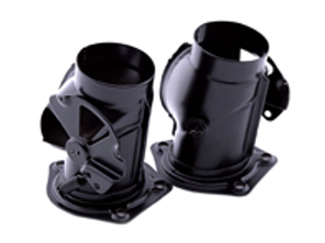 Heat exchanger heater flaps STAINLESS STEEL, set of 2. Porsche 911 - 90121100700, 90121100800, 90121100822, 90121100722 - 9210001