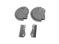 Hinge pocket set bonnet. Porsche 356 Coupe / Cabriolet - 356 51205, 35651205, 64450201520, 64450201506, 64450201518 - PP160HPC, P160HPC