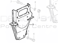 Engine mount console. Porsche 911 1984-89 - 93011501709 - 93011501709