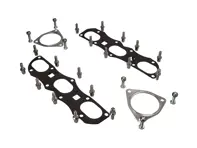 Auspuffkrümmerdichtung, Muttern- und Schraubensatz. Porsche 991.1 Carrera