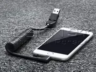 Câble de charge USB pour smartphone. Porsche 981 Boxster / 981 Cayman / 911 / 958 Cayenne / Macan / Panamera - 97004490150, 97004490151, 97004490153